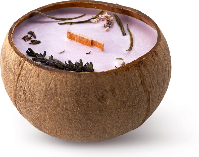 Tropicandle Lavender lumânare parfumată cu fitil din lemn 350 ml