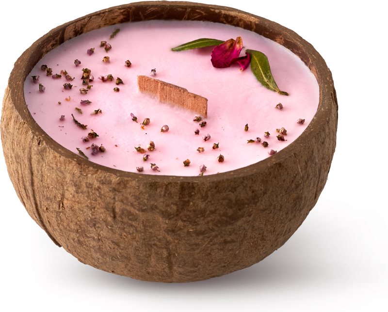 Tropicandle Plum, Rose & Patchouli lumânare parfumată cu fitil din lemn 350 ml