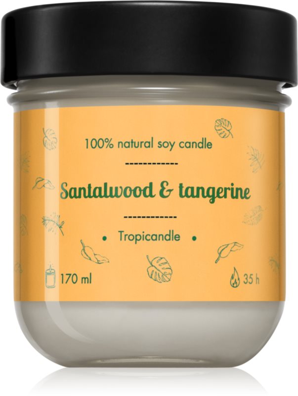 Tropicandle Santalwood & Tangerine lumânare parfumată 170 ml