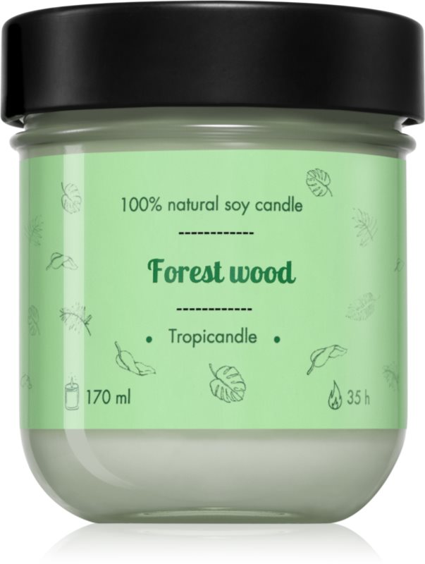 Tropicandle Forest Wood lumânare parfumată 170 ml