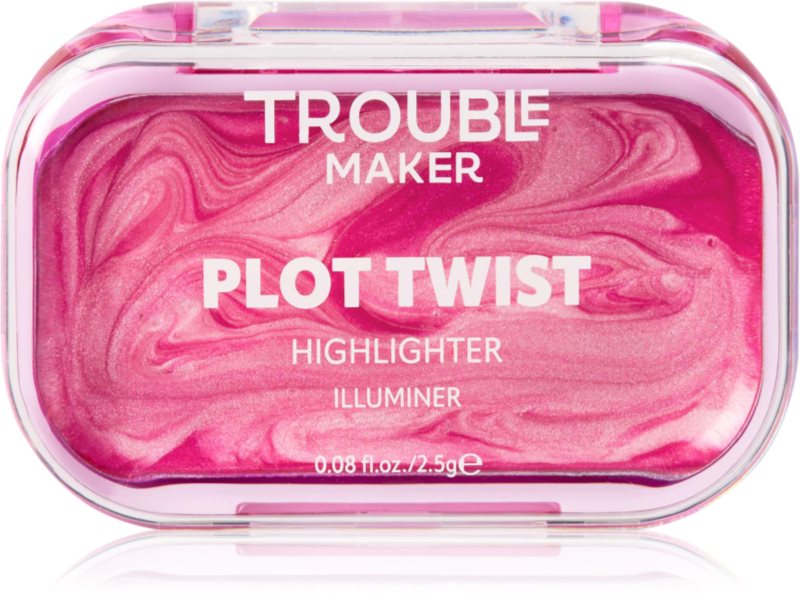 Trouble Maker Plot Twist Cream Highlight iluminator solid cremos