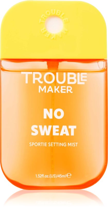 Trouble Maker No Sweat spray pentru fixare cu efect matifiant 45 ml