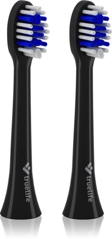 TrueLife SonicBrush Compact Heads Black Whiten capete de schimb pentru periuta de dinti TrueLife SonicBrush Compact / Duo 2 buc