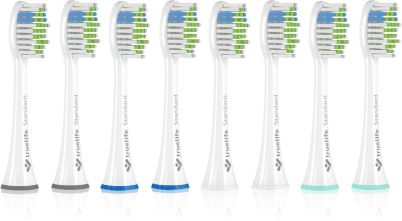 Truelife SonicBrush UV Heads White Standard capete de schimb pentru periuta de dinti TrueLife SonicBrush UV, GL UV 8 buc