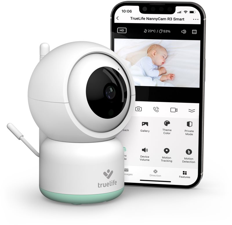 TrueLife NannyCam R3 Smart monitor video digital pentru bebeluși 1 buc