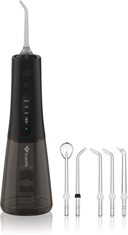 TrueLife AquaFloss Compact L100 Black dus bucal 1 buc