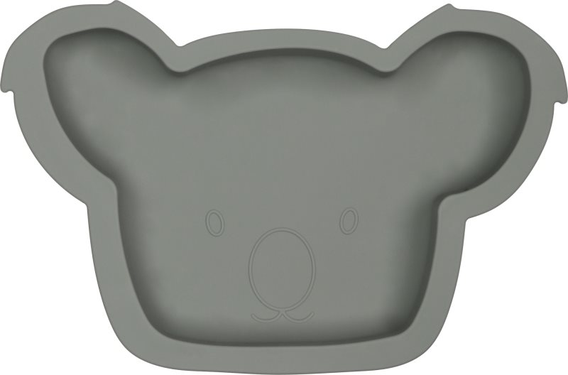 Tryco Silicone Plate Koala farfurie Olive Gray 1 buc