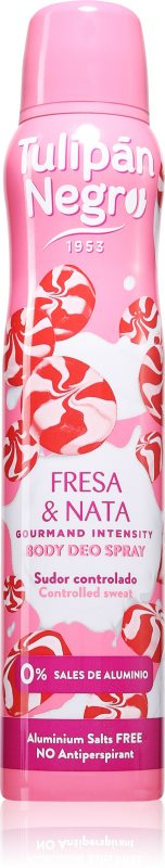 Tulipán Negro Fresa Y Nata deodorant pentru femei 200 ml