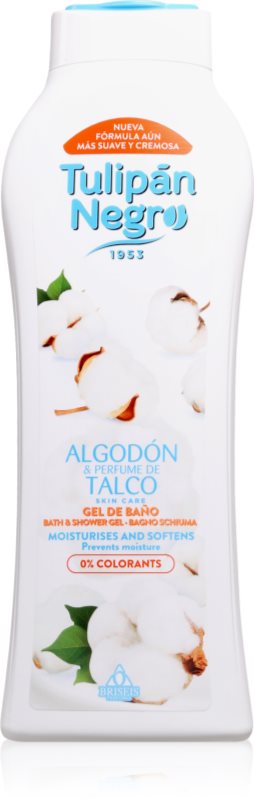 Tulipán Negro Algodon Y Talco gel de duș 650 ml