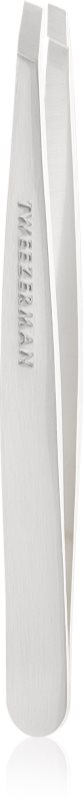 Tweezerman Studio Collection pensete cu varfurile tesite Platinum Silver 1 buc
