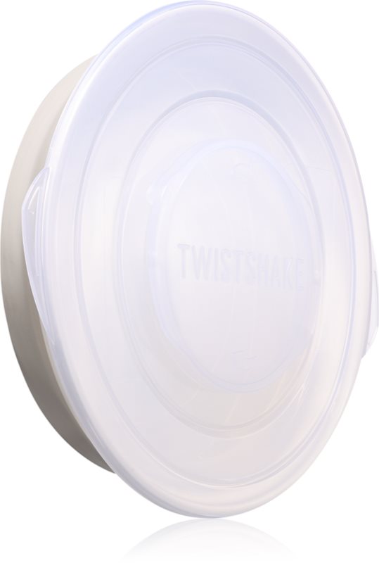 Twistshake Plate farfurie 6+m White 1 buc