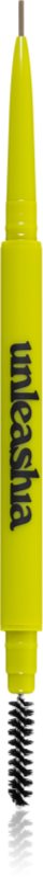 Unleashia Shaperm Defining Eyebrow Pencil creion pentru sprancene cu pensula culoare No.1 Oatmeal Brown 0.03 g