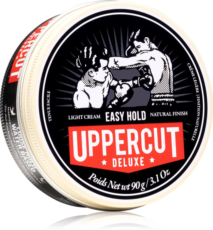 Uppercut Deluxe Easy Hold cremă light pentru styling pentru păr pentru bărbați 90 g