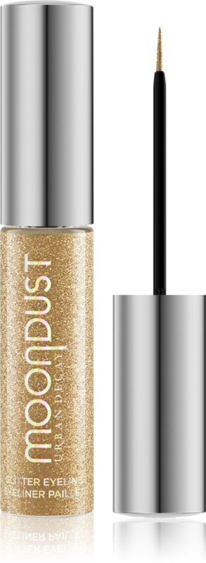 Urban Decay Moondust Liquid Glitter Eyeliner tus de ochi cu particule stralucitoare culoare Pyro 7.5 ml