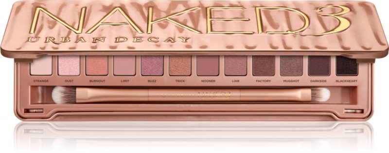 Urban Decay Naked3 paleta farduri de ochi cu pensula 12x1,3 g