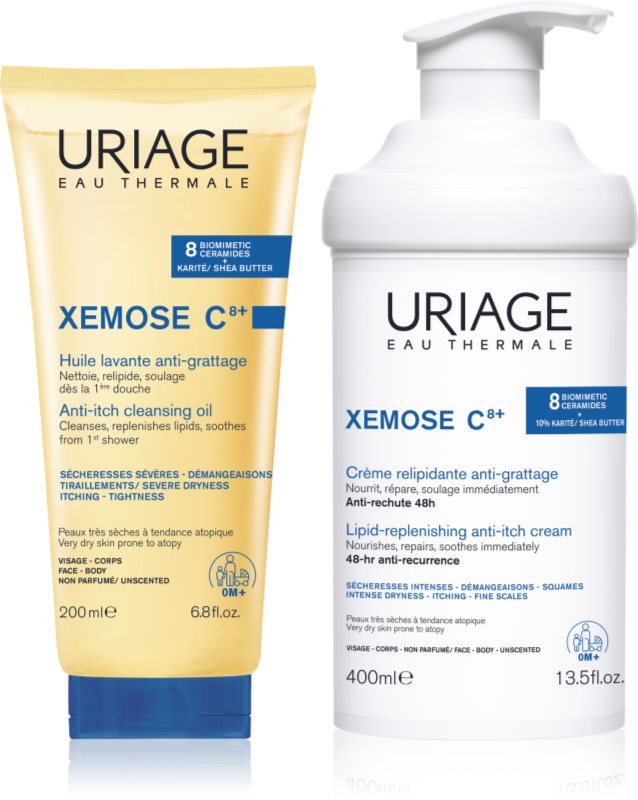 Uriage Xemose C8+ Comfort Set set pentru piele sensibila