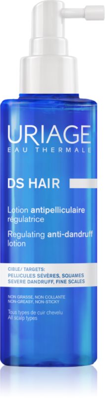 Uriage DS HAIR Regulating Anti-Dandruff Lotion spray calmant pentru un scalp uscat, atenueaza senzatia de mancarime 100 ml
