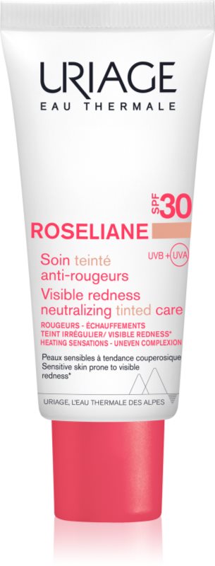 Uriage Roseliane CC Cream SPF 30 crema CC pentru piele sensibila cu tendinte de inrosire SPF 30 40 ml