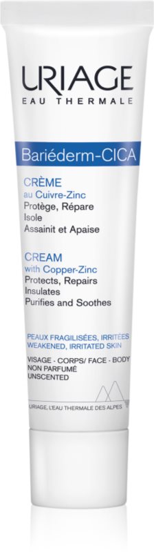 Uriage Bariéderm Cica-Cream with Copper-Zinc cremă reparatoare cu cupru și zinc cu Panthenol