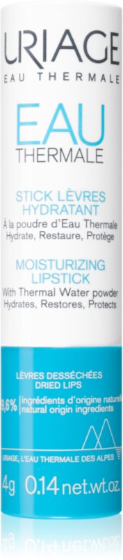 Uriage Eau Thermale Moisturizing Lipstick with Thermal Water Powder balsam pentru buze cu efect hidratant 4 g
