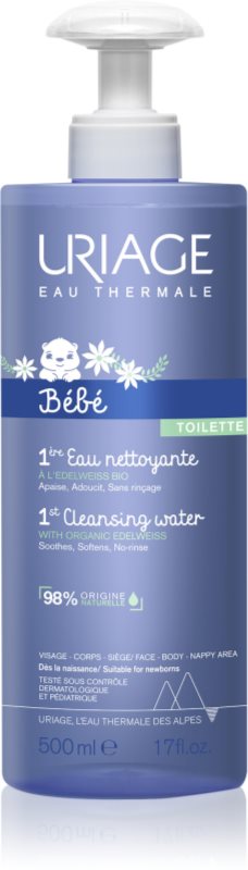 Uriage Bébé 1st Cleansing Water lotiune de curatare corp si fata