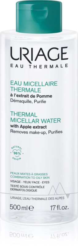 Uriage Hygiène Thermal Micellar Water - Combination to Oily Skin apa pentru curatare cu particule micele pentru piele mixta spre grasa