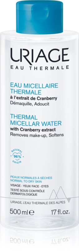 Uriage Hygiène Thermal Micellar Water - Normal to Dry Skin apa pentru curatare cu particule micele pentru ten normal spre uscat