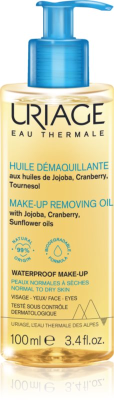 Uriage Hygiène Make-up Removing Oil ulei de curatare pentru ten normal spre uscat 100 ml