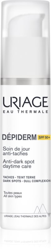 Uriage Dépiderm Anti-dark Spot Daytime Care cremă protectoare de zi pentru a preveni petele pigmentare SPF 50+ 30 ml