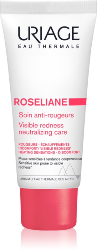 Uriage Roseliane Visible Redness-Neutralizing Care Crema calmanta pentru piele sensibila predispusa la roseata 40 ml