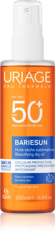 Uriage Bariésun Dry Oil SPF 50+ ulei de bronzat pentru piele uscata SPF 50+ 200 ml