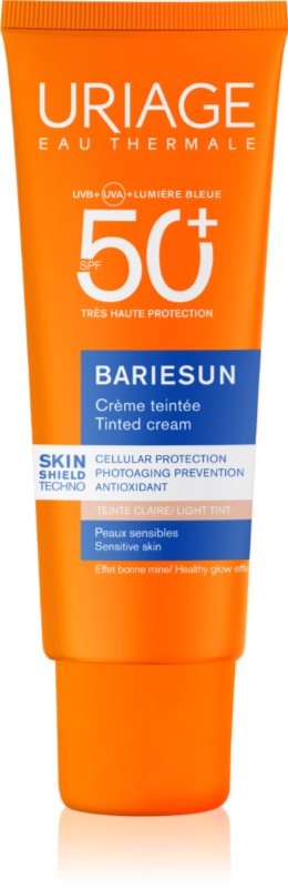 Uriage Bariésun Tinted Cream SPF 50+ crema de fata cu efect de protectie SPF 50+