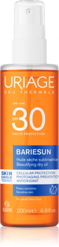 Uriage Bariésun Dry Oil SPF 30 ulei de bronzat pentru piele uscata SPF 30 200 ml