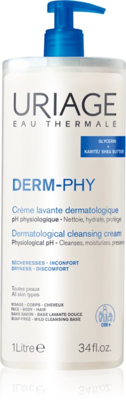 Uriage DERM-PHY Dermatological Cleansing Cream crema de dus hidratanta 1000 ml
