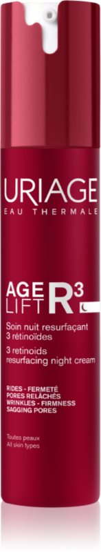 Uriage Age Lift R3 3 Retinoids Resurfacing Night Cream cremă de noapte anti-îmbătrânire pentru fermitatea pielii 40 ml