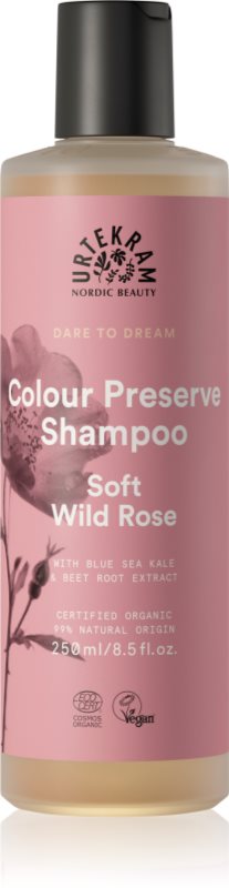 Urtekram Soft Wild Rose sampon delicat pentru păr vopsit 250 ml