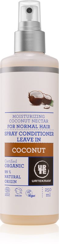 Urtekram Coconut balsam pentru regenerarea părului pentru hidratare si stralucire 250 ml