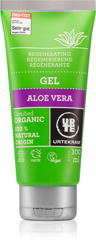 Urtekram Aloe Vera Gel pentru hidratare si regenerare intensa cu aloe vera 100 ml