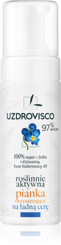 Uzdrovisco Violet Facial Cleansing Foam crema hidratanta pentru curatare faciale 150 ml