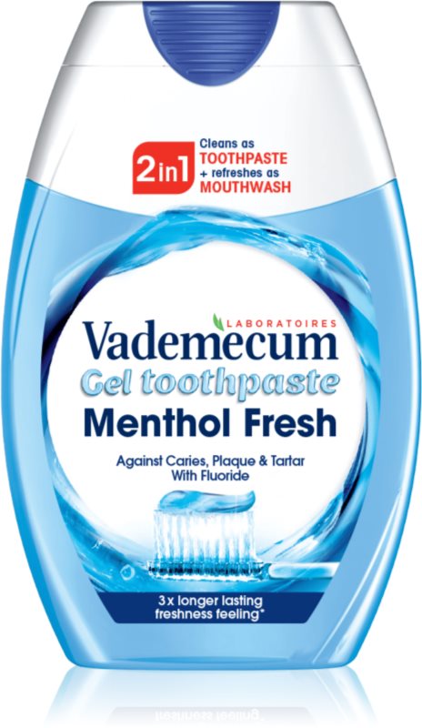Vademecum 2 in1 Menthol Fresh pasta de dinti si apa de gura 2 în 1 75 ml