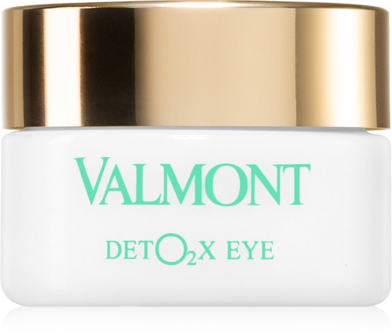 Valmont DetO2x Eye cremă de ochi detoxifiantă și iluminatoare împotriva ridurilor și a cearcănelor întunecate 12 ml