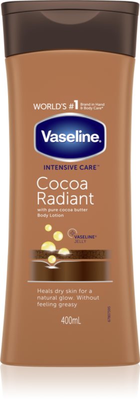 Vaseline Cocoa Radiant lotiune hidratanta cu unt de cacao