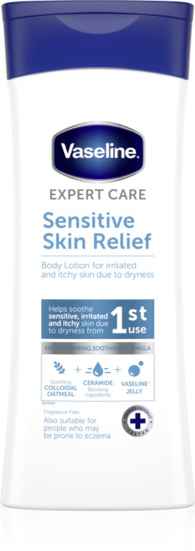 Vaseline Sensitive Skin Relief lapte de corp pentru piele sensibila 400 ml