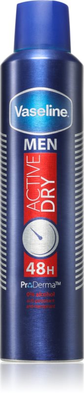 Vaseline Men Active Dry Antiperspirant spray anti-perspirant pentru barbati 250 ml
