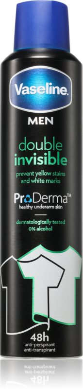 Vaseline Double Invisible Men spray anti-perspirant pentru barbati 250 ml
