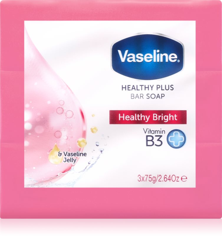 Vaseline Healthy Bright Bar Soap set de săpunuri solide 3x75 g