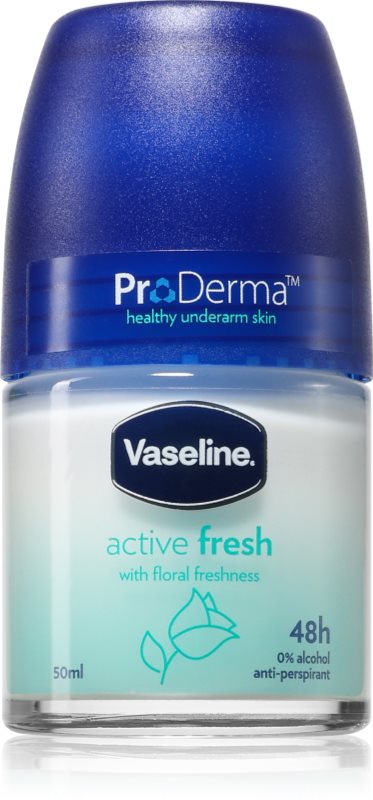 Vaseline Active Fresh Antiperspirant antiperspirant roll-on cu arome florale 50 ml