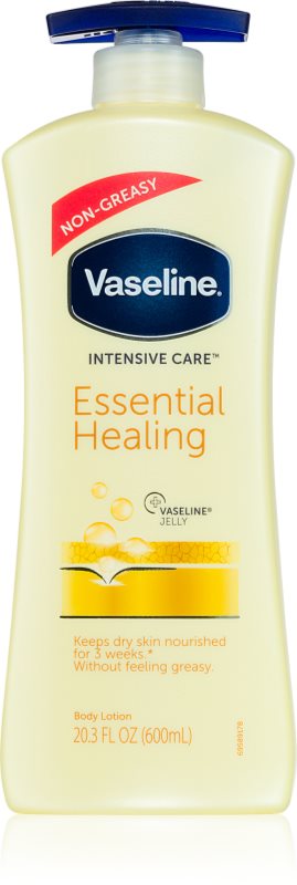Vaseline Intensive Care loțiune de corp hidratantă cu pompa Essential Healing 600 ml