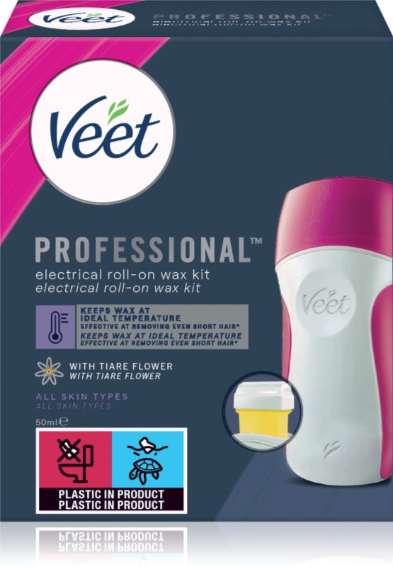 Veet Professional Tiare Flower set pentru depilare pe bază de ceară fierbinte