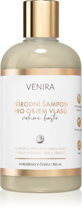 Venira Shampoo for Hair Volume sampon natural cu parfum Coconut 300 ml